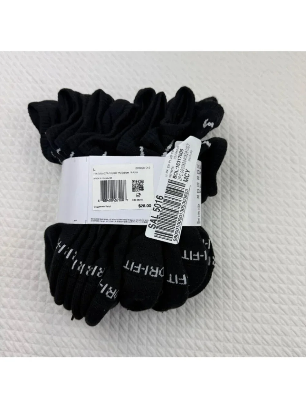 Nike 6 pairs Everyday Cushioned Dri-FIT No Show Training Socks Mens L (8-12)